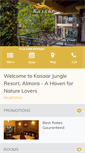 Mobile Screenshot of kasaarjungleresort.com