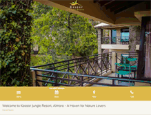 Tablet Screenshot of kasaarjungleresort.com